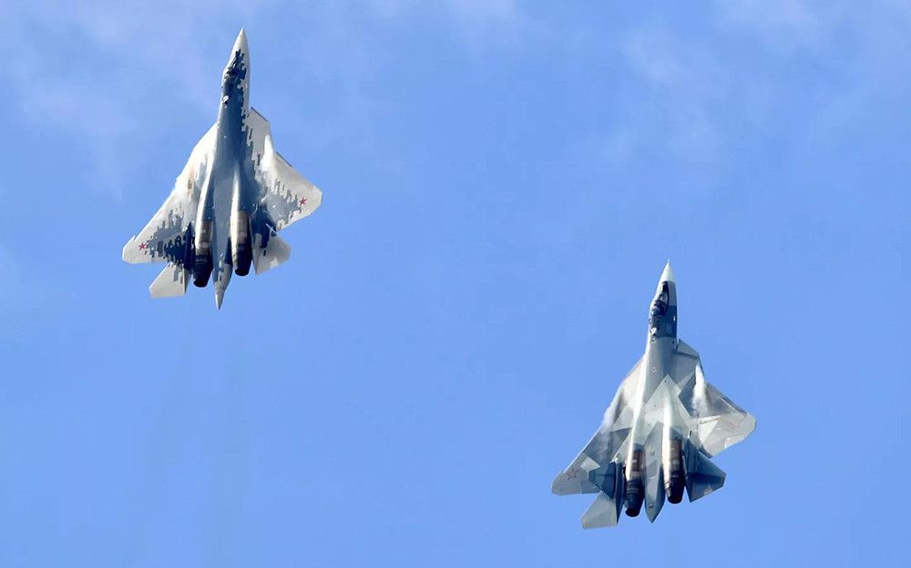 Rusia incorpora a su Fuerza Aeroespacial nuevos cazas Su-57 de quinta generación