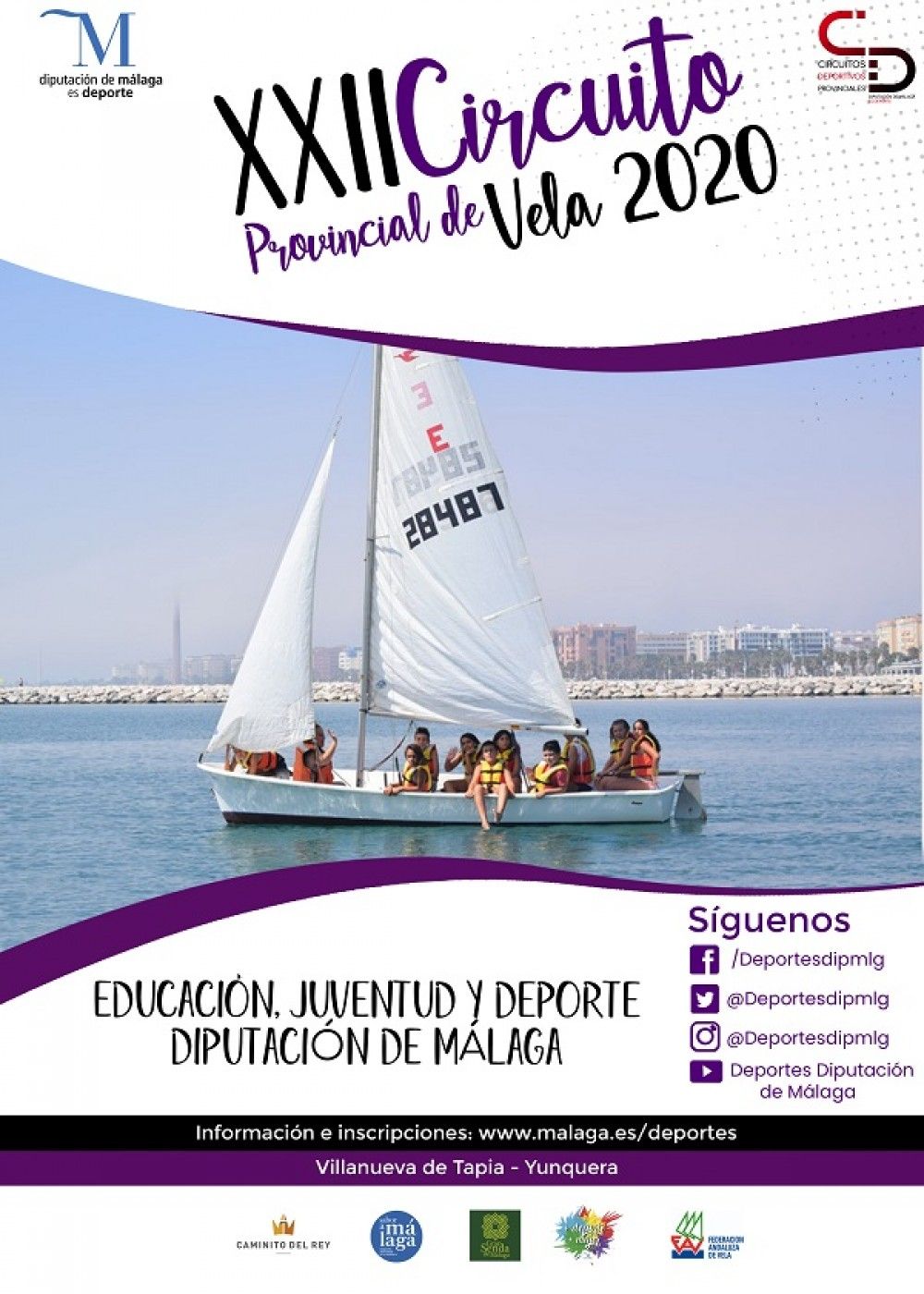 El XXII Circuito Provincial de Vela de la Diputación de Málaga arranca mañana la temporada 2020