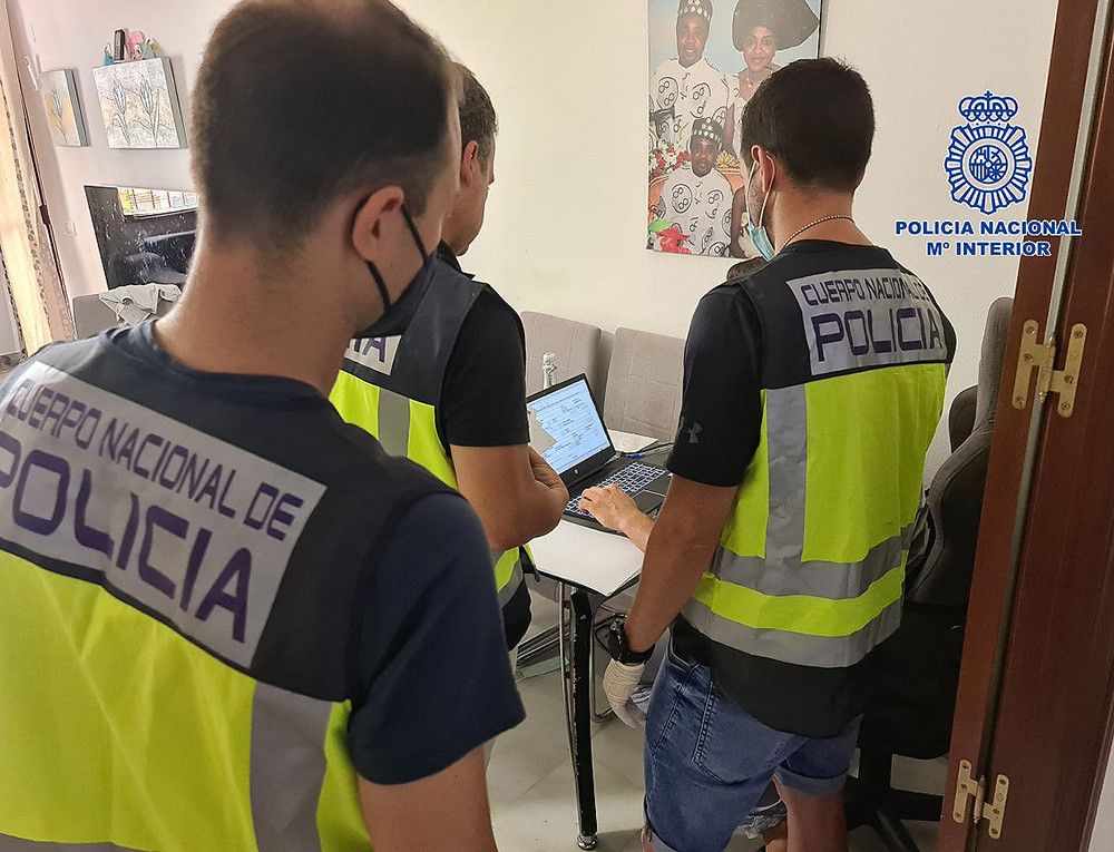 La Policía Nacional desarticula en la provincia de Málaga una trama criminal que funcionaba como consultoría del "cibercrimen"
