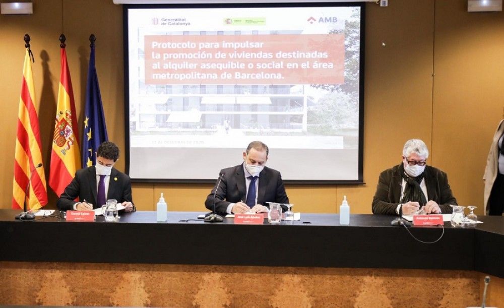 Viviendas sociales para Cataluña en pago del apoyo independentista a los Presupuestos Generales