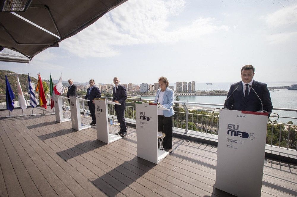 España, Italia, Grecia, Chipre y Malta acuerdan en Málaga reclamar a la UE un reparto equitativo de la responsabilidad en materia migratoria