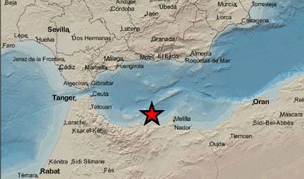 Registrado un terremoto de magnitud 5.0 en el mar de Alborán que ha sido sentido en Málaga, Marbella, Torrox y Vélez-Málaga