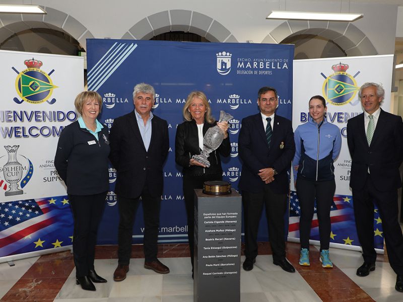 El trofeo de la Solheim Cup llega a Marbella