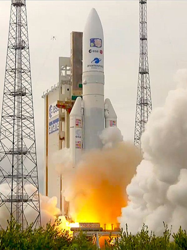 La misión Juice de la ESA inicia su viaje de ocho años a las lunas heladas de Júpiter