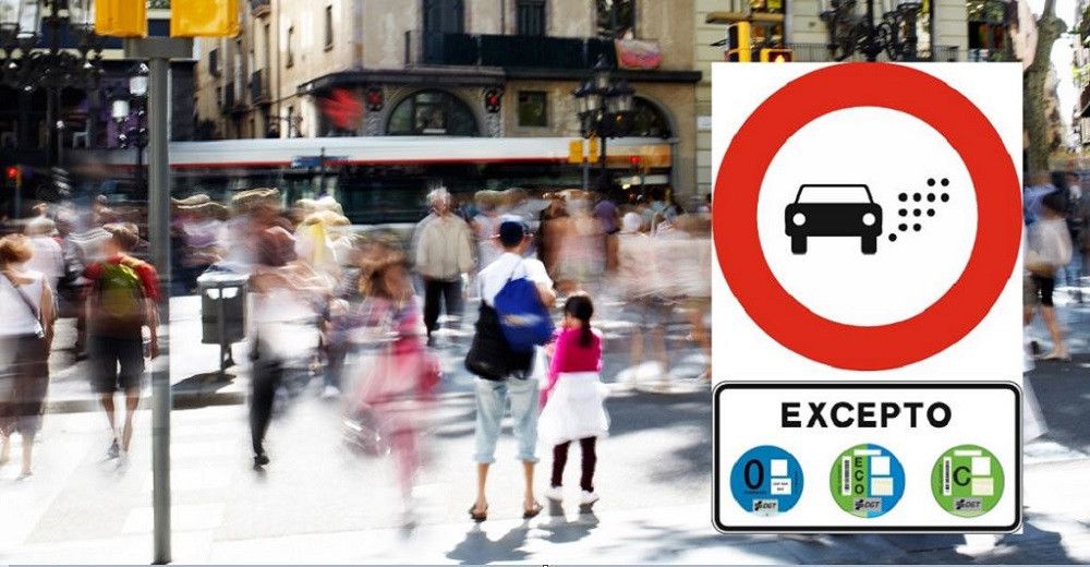 Tráfico crea una nueva señal vertical para identificar las Zonas de Bajas Emisiones