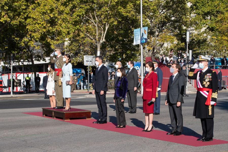 Los reyes presiden el desfile por el Día de la Fiesta Nacional