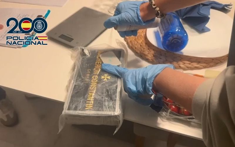 La Policía Nacional desarticula una organización criminal dedicada a la importación y exportación de cocaína a otros países europeos