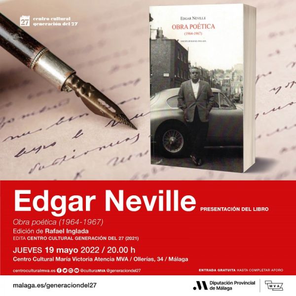 El Centro del 27 de la Diputación reúne en un volumen la obra poética de Edgar Neville