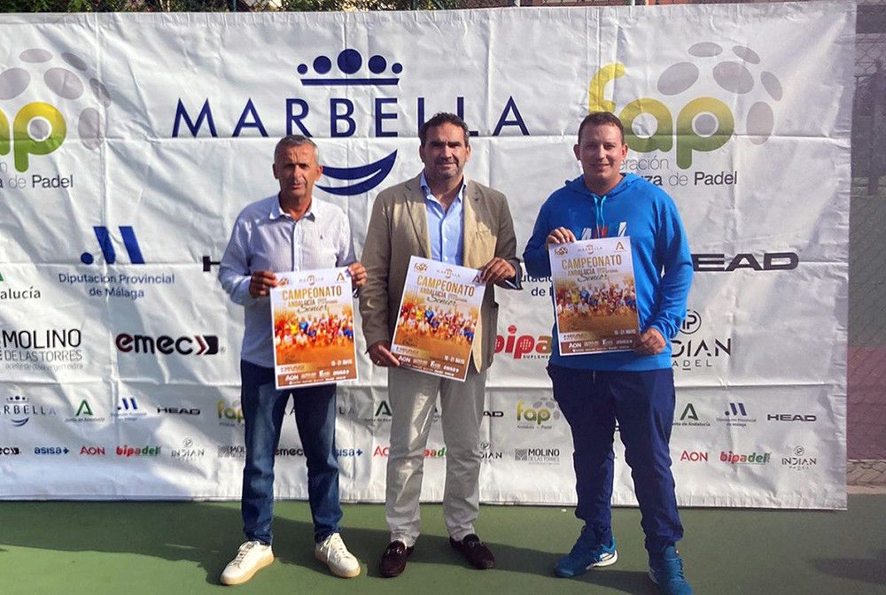 Marbella es escenario este fin de semana del Campeonato de Andalucía de Pádel por Equipos Senior con la participación de 300 deportistas