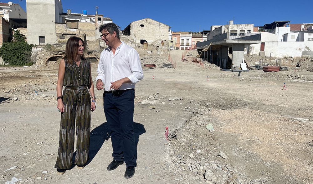 Las obras del nuevo parque fluvial de Puente Genil concluirán a final de año