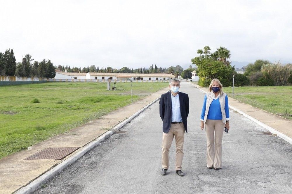La Finca de La Caridad será un equipamiento polivalente en el que estarán los recintos feriales de San Pedro Alcántara y Nueva Andalucía