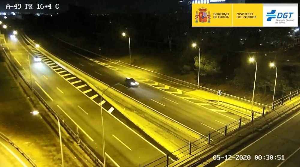 La Guardia Civil detiene a dos conductores en sentido contrario en la autovía de Sevilla a Portugal