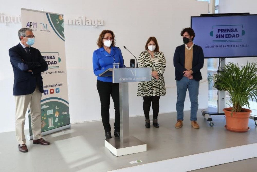 Iniciativa de la Diputación de Málaga y de la Asociación de la Prensa contra la desinformación y la brecha digital para mayores