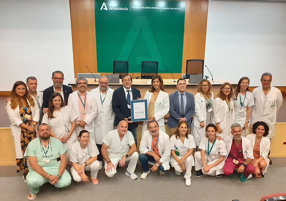 La unidad de Urología del Hospital Universitario Costa del Sol consigue la certificación de calidad Óptima’ y es, de su especialidad, la que tiene mayor cumplimiento de estándares de Andalucía