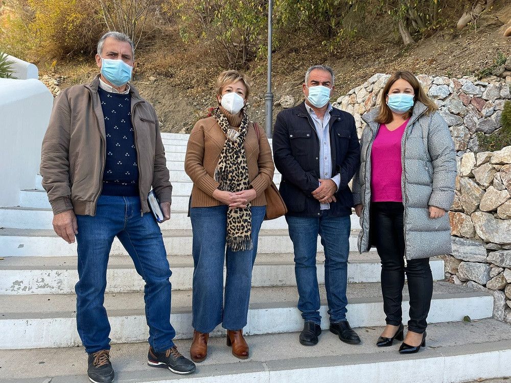 La Diputación financia con 97.000 euros las obras de rehabilitación del Callejón del Agua de Frigiliana