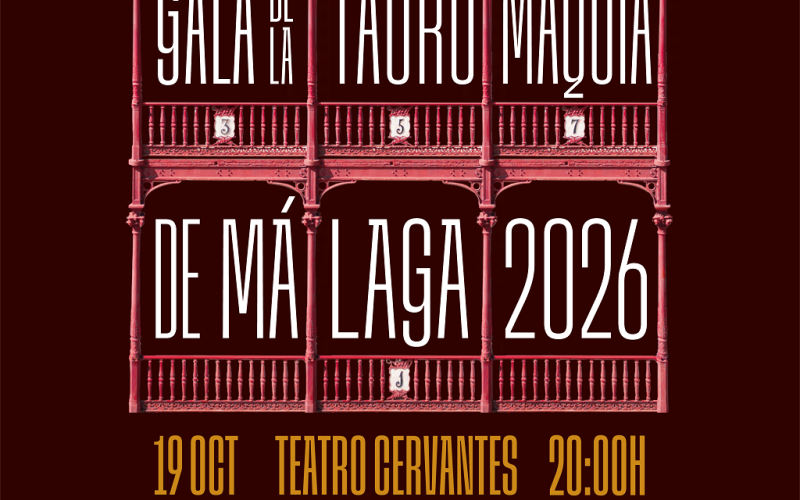 La Diputación celebra el 19 de octubre la Gala de la Tauromaquia del 150 aniversario de La Malagueta, en la que rinde homenaje a los protagonistas de la temporada