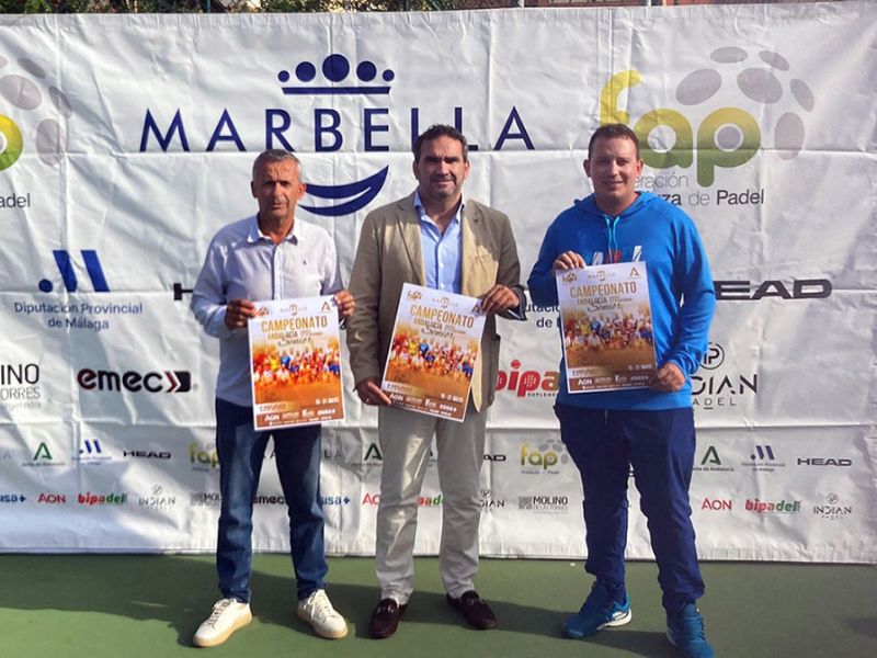 Marbella es escenario este fin de semana del Campeonato de Andalucía de Pádel por Equipos Senior con la participación de 300 deportistas
