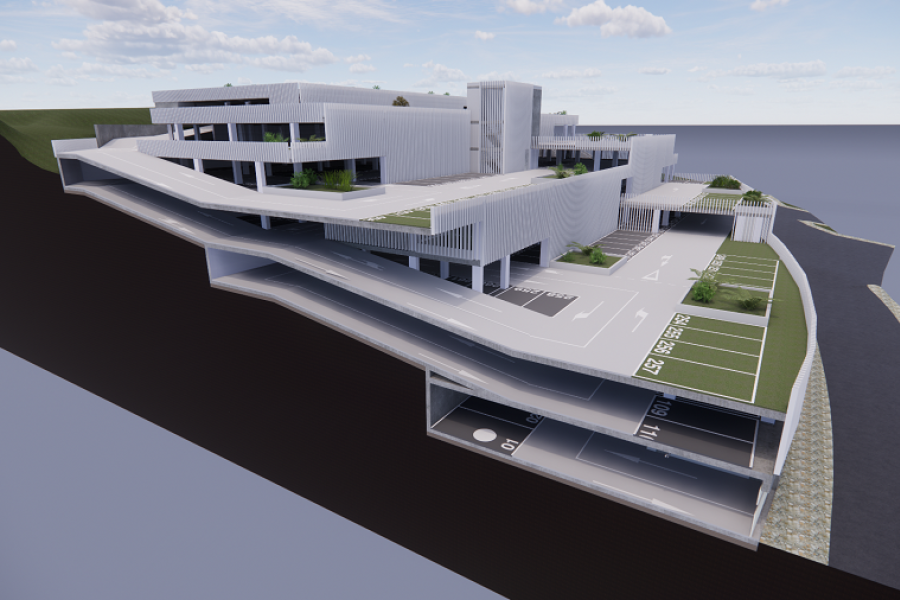 La Diputación concluye el proyecto de un edificio para 471 aparcamientos en la entrada al casco histórico de Ronda