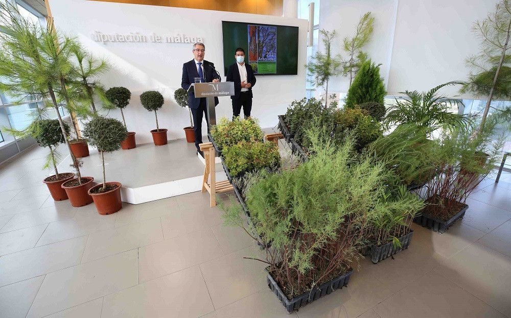 Vuelven las arboladas’ de la Diputación de Málaga con las que ya se han plantado más de 350.000 árboles en parajes naturales de la provincia