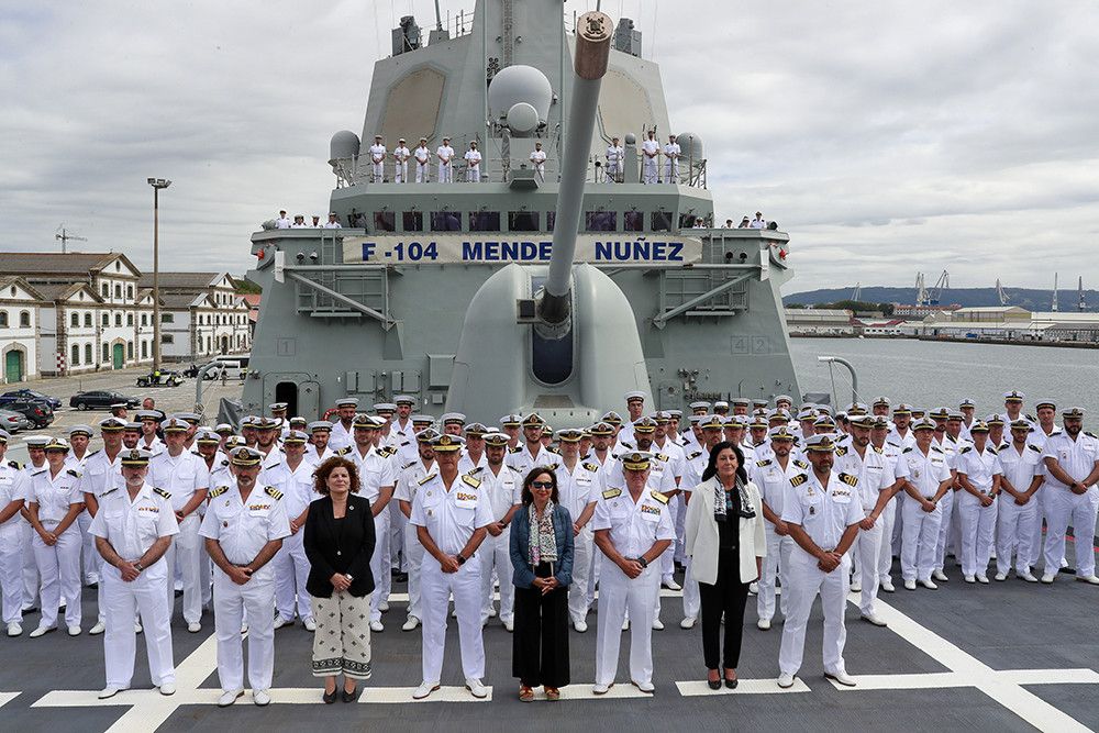 La fragata "Méndez Núñez" se incorpora mañana a la Operación "Noble Shield" de la OTAN en el Mediterráneo