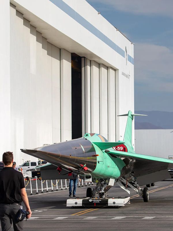 La NASA programa el primer vuelo del avión experimental X-59 para 2024