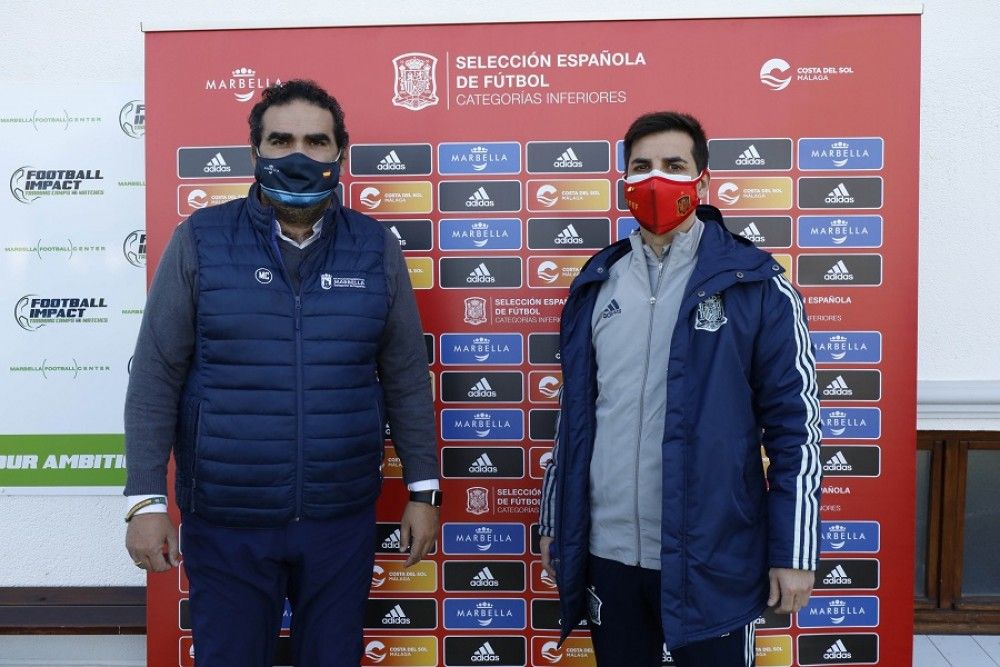 La selección española de fútbol Sub-19 se prepara en Marbella de cara a sus próximos duelos clasificatorios para el europeo