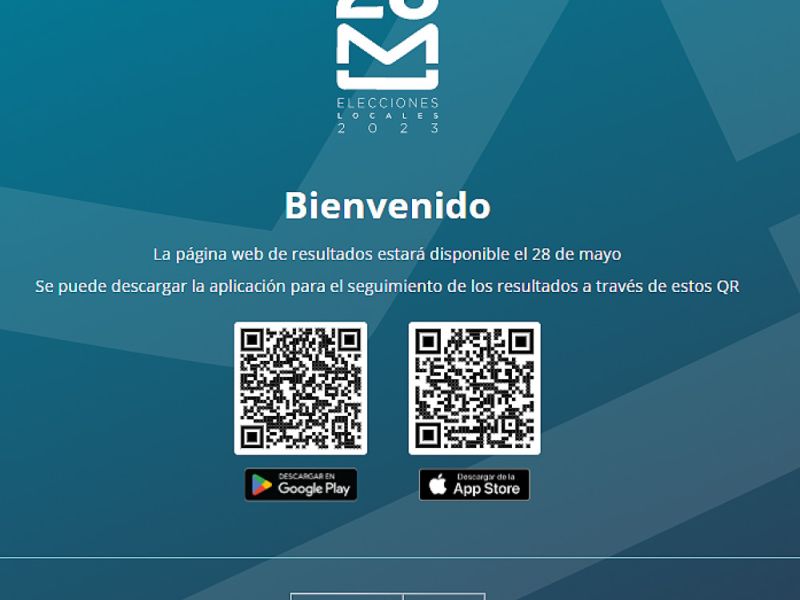 Una web y una aplicación móvil permitirán seguir en directo los resultados de las elecciones locales del 28M