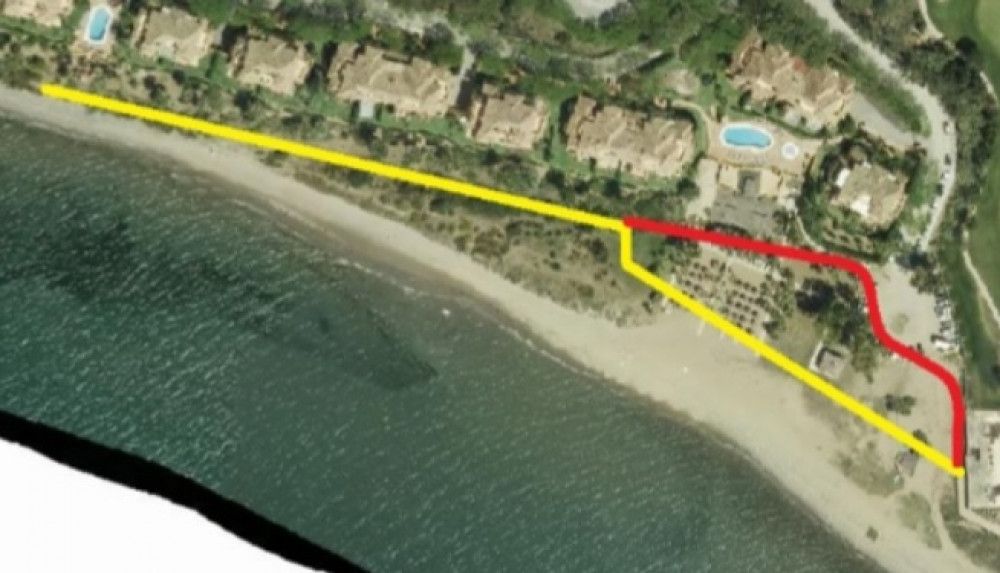 Podemos Marbella–San Pedro denuncia el incumplimiento de la senda litoral aprobada