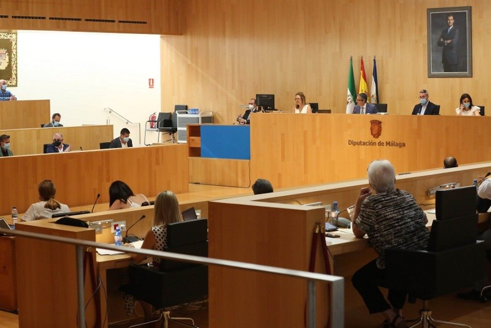 La Diputación aprueba una dotación de fondos extraordinarios de 50 millones de euros para actuaciones del Plan Málaga