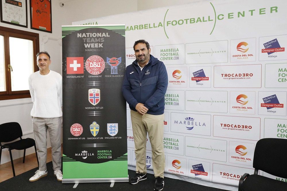 Marbella acoge los entrenamientos de las selecciones absolutas masculinas de fútbol de Dinamarca y Suiza y promociona su imagen como Mejor destino para preparar el Mundial de Qatar’