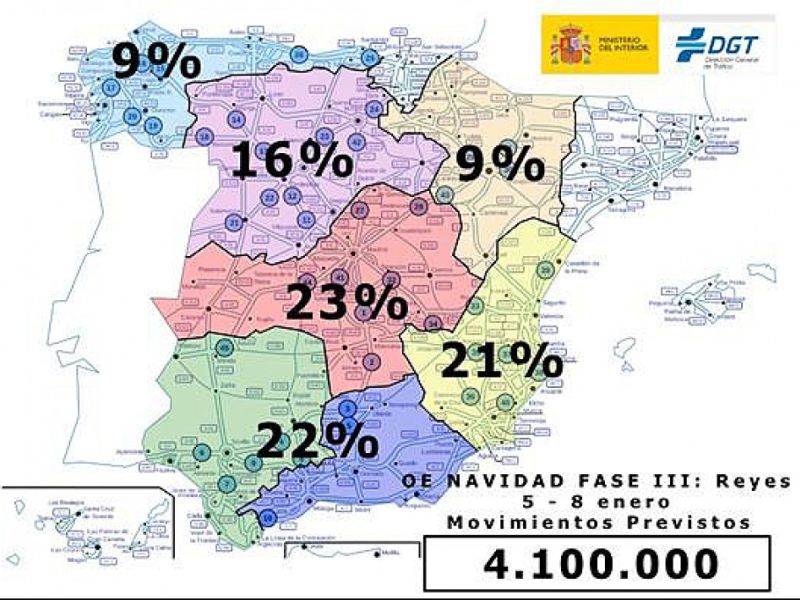 Hoy comienza el dispositivo de tráfico para la tercera y última fase de la operación especial de Tráfico de Navidad