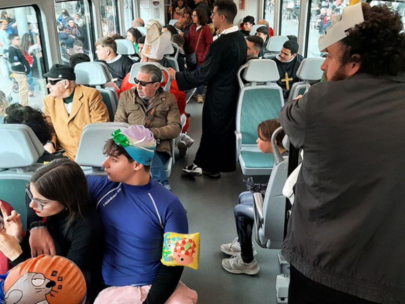 El Trambahía supera el millón de viajeros a los cinco meses y medio de su puesta en servicio