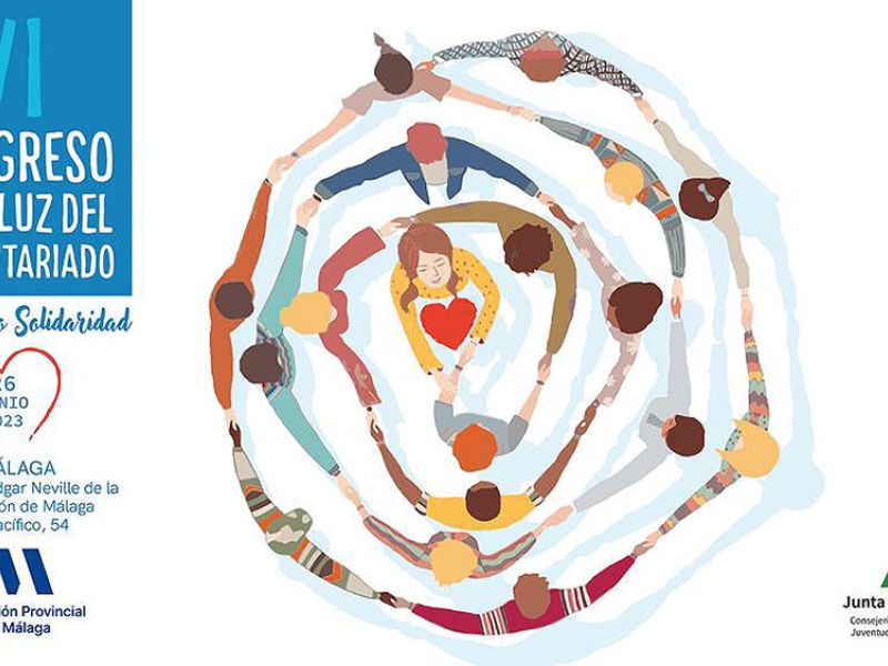 Más de 400 personas se darán cita este lunes en Málaga en el Congreso Andaluz de Voluntariado