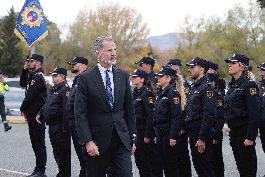 El rey inaugura el primer curso académico del Centro Universitario de la Policía Nacional