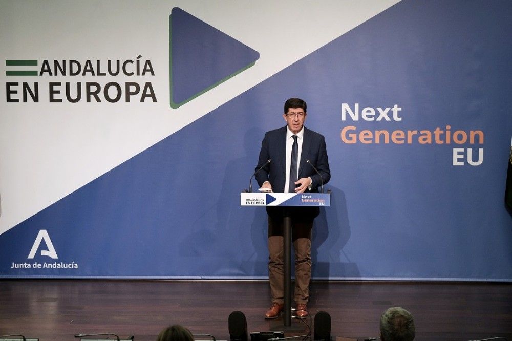La Junta presenta la Oficina Next Generation, el órgano gestor de los fondos europeos en Andalucía