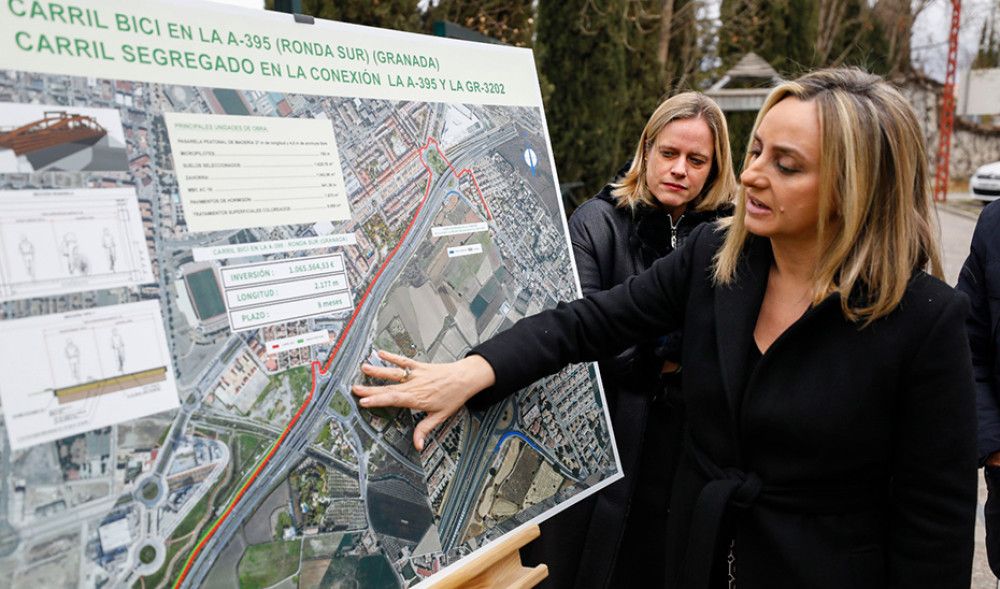 Comienzan las obras del carril bici que enlazará el PTS de Granada con el Serrallo