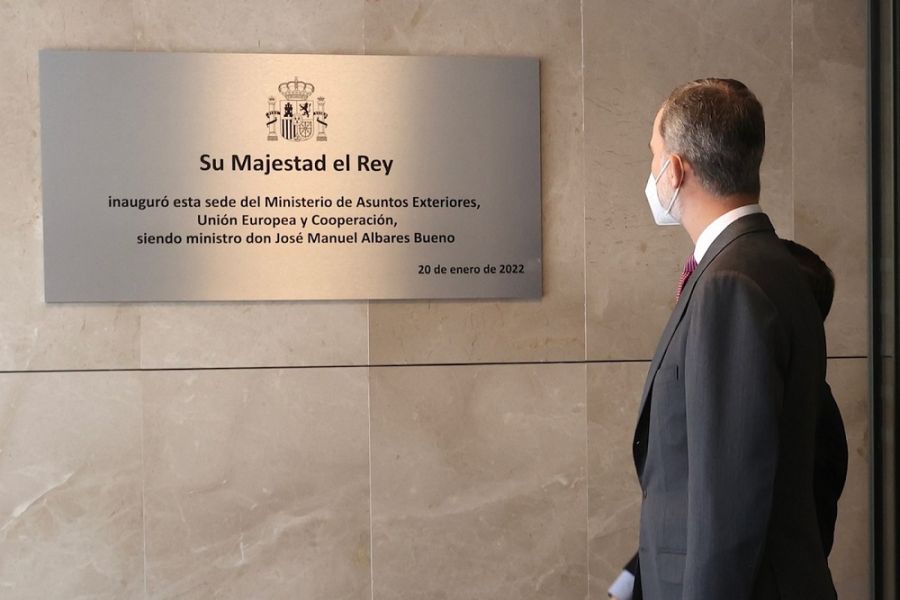 El rey inaugura la nueva sede del Ministerio de Asuntos Exteriores