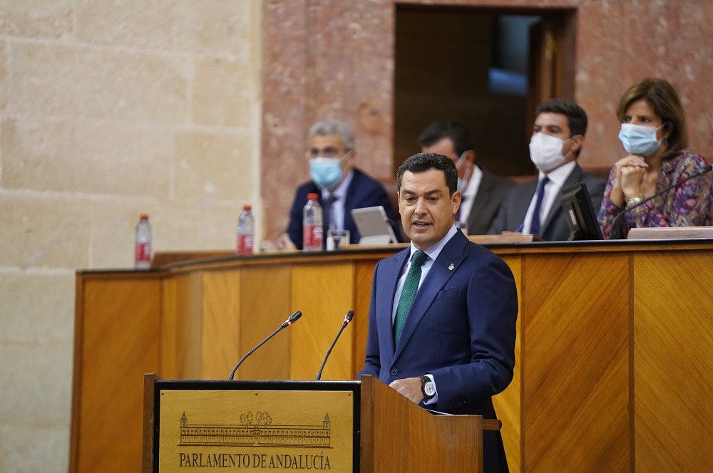 El presidente andaluz pide el apoyo a los Presupuestos en el Debate sobre el Estado de la Comunidad