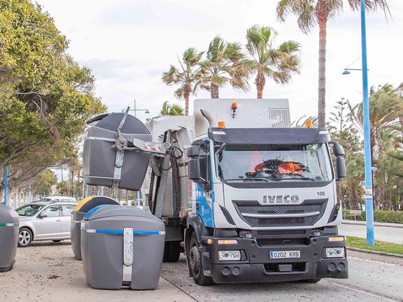 Marbella cerró el año 2022 con un aumento del reciclaje de envases y vidrio que llegó a superar los 500.000 kilos con respecto a 2021