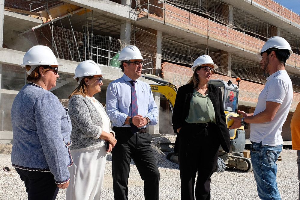 Las obras del nuevo IES en la zona de Las Chapas de Marbella se encuentran casi al 50% de ejecución