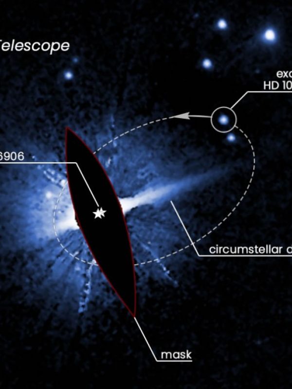 El telescopio espacial Hubble identifica un extraño exoplaneta con una órbita lejana