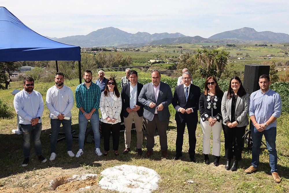 Empiezan en Pizarra las obras de un nuevo proyecto del Corredor Verde del Guadalhorce