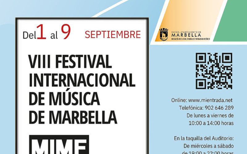 El concierto inaugural del VIII Festival Internacional de Música de Marbella se traslada al Museo del Grabado ante la previsión de lluvia