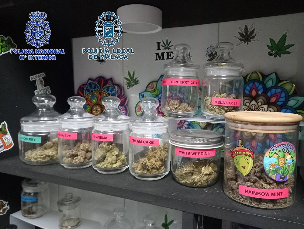 Desarticulado en Málaga un club de cannabis que funcionaba como punto de venta de droga amparado en la legitimidad de este tipo de asociaciones