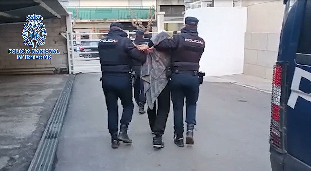 La Policía Nacional detiene a un fugitivo francés por su participación en la comisión del robo de 11 millones de francos en Suiza