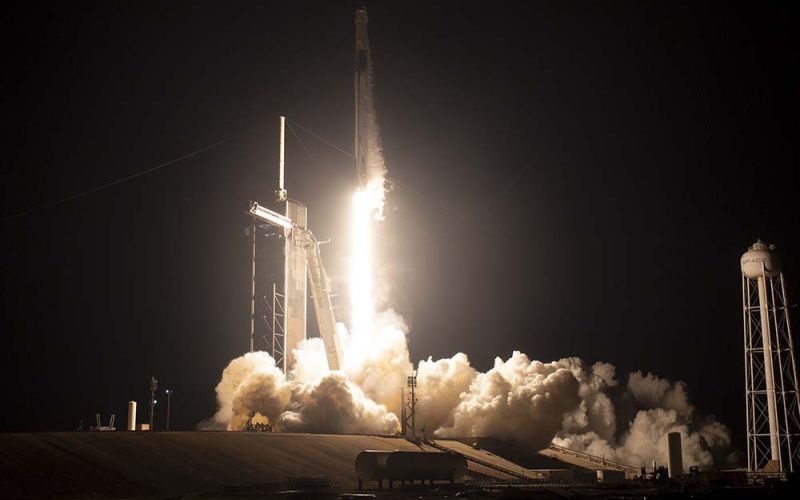 La NASA y SpaceX lanzan la sexta misión tripulada a la Estación Espacial Internacional
