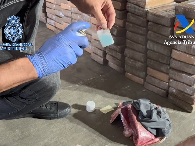 Aprehendido en el Puerto de Algeciras el mayor alijo de cocaína intervenido en España