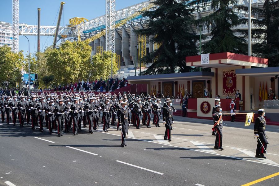 Los reyes presiden el desfile por el Día de la Fiesta Nacional