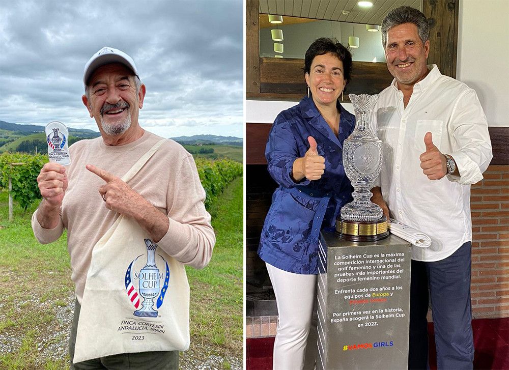 José María Olazábal y Karlos Arguiñano, nuevos embajadores de la Solheim Cup 2023