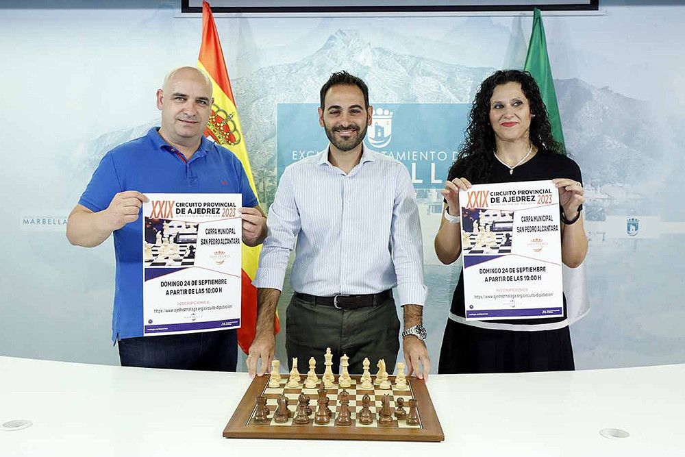 Un centenar de jugadores se dará cita el 24 de septiembre en San Pedro Alcántara en el XXIX Circuito Provincial de Ajedrez